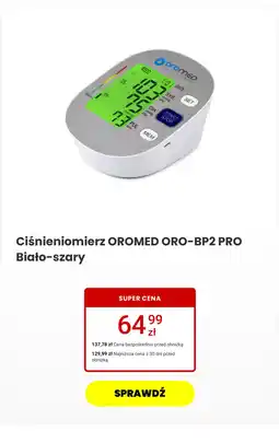 Media Expert Ciśnieniomierz OROMED ORO-BP2 PRO Biało-szary oferta