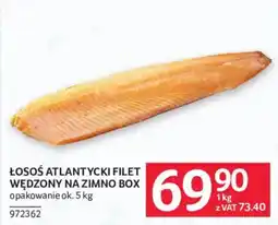 Selgros Łosoś Atlantycki Filet Wędzony na Zimno Box oferta