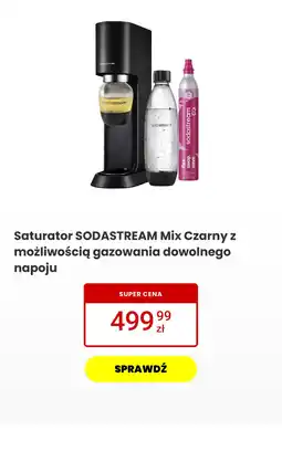 Media Expert Saturator SODASTREAM Mix Czarny oferta