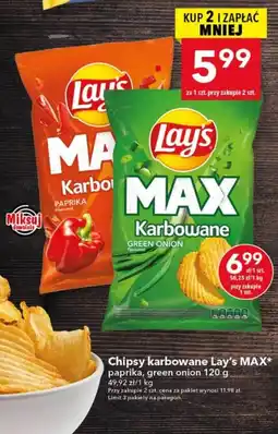 Lewiatan Chipsy karbowane Lay's MAX oferta
