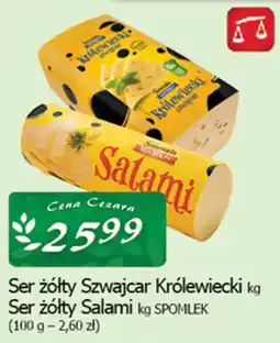 Cezar Delikatesy Ser żółty Salami kg SPOMLEK oferta