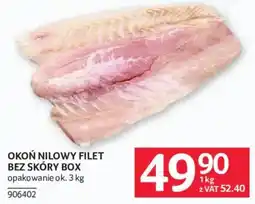 Selgros Okoń Niłowy Filet Bez Skóry Box oferta