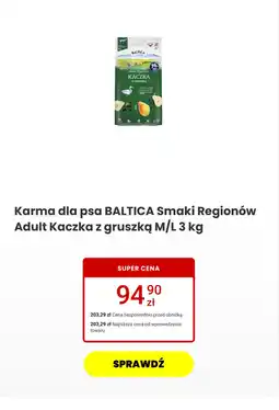 Media Expert Karma dla psa BALTICA Smaki Regionów Adult Kaczka z gruszką oferta