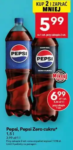 Lewiatan Pepsi, Pepsi Zero cukru* oferta
