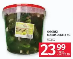 Selgros Ogórki Małosolne oferta