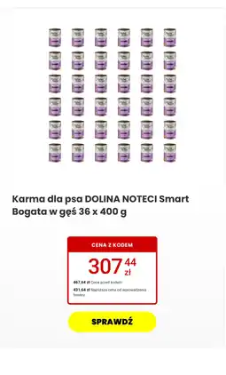 Media Expert Karma dla psa DOLINA NOTECI Smart Bogata w gęś oferta
