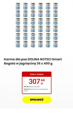 Media Expert Karma dla psa DOLINA NOTECI Smart Bogata w jagnięcinę oferta