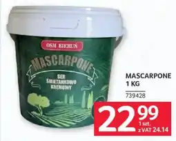Selgros OSM BIERUŃ MASCARPONE SER ŚMIETANKOWO KREMOWY oferta