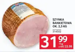 Selgros Szyinka Bankietowa oferta
