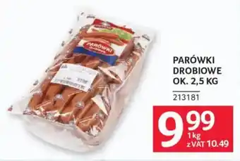 Selgros Parówki Drobiowe oferta