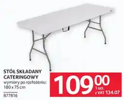 Selgros Stół Składany Cateringowy oferta
