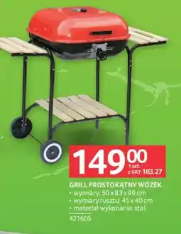 Selgros Grill Prostokątny Wózek oferta