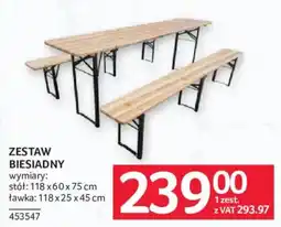 Selgros ZESTAW BIESIADNY oferta