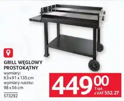Selgros Grill Węglowy Prostokątny oferta