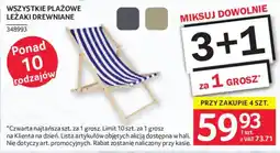 Selgros Leżaki Drewniane oferta