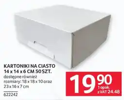 Selgros Kartoniki na ciasto oferta