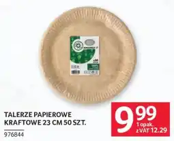 Selgros Talerze Papierowe Kraftowe oferta