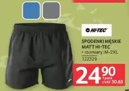 Selgros SPODENKI MĘSKIE MATT HI-TEC oferta
