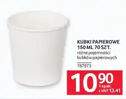 Selgros Kubki Papierowe oferta