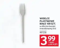 Selgros Widelce Plastikowe Białe oferta