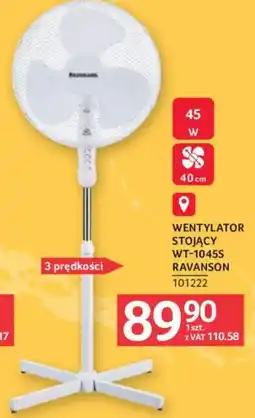 Selgros WENTYLATOR STOJĄCY WT-1045S RAVANSON oferta