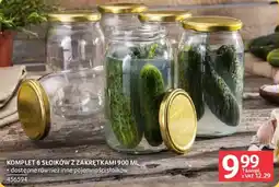 Selgros Komplet 6 Słoików z Zakrętkami oferta