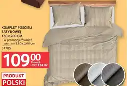 Selgros Komplet Pościeli Satynowej oferta