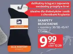 Selgros Skarpety bezuciskowe oferta