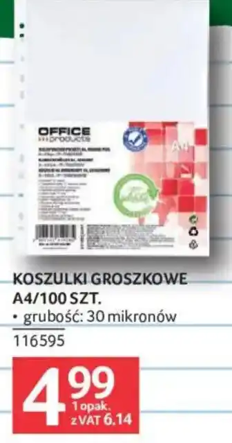 Selgros Koszulki Groszkowe A4 oferta
