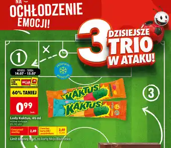 Biedronka Lody Kaktus oferta