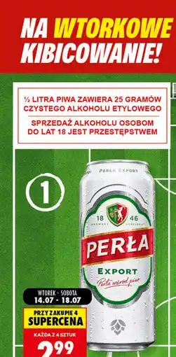 Biedronka Piwo Perła Export oferta