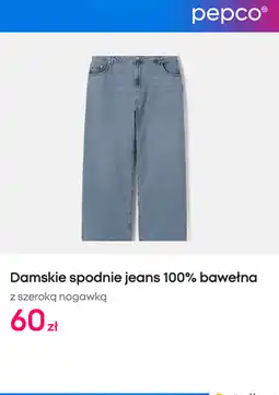 Pepco Damskie spodnie jeans 100% bawełna oferta