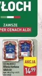ALDI Kiełbasa włoska salsiccia Cucina Nobile oferta