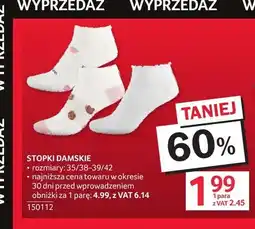 Selgros Stopki damskie oferta