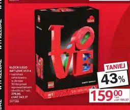 Selgros Klocki LEGO Art Love 31214 oferta
