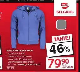 Selgros Bluza męska U.S. Polo oferta