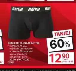 Selgros Bokserki męskie Regular Active Bmen oferta