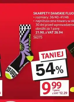Selgros Skarpety damskie fluo oferta
