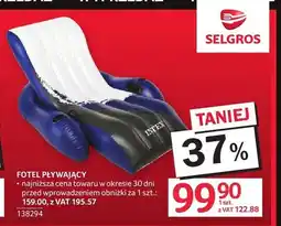 Selgros Fotel pływający Intex oferta