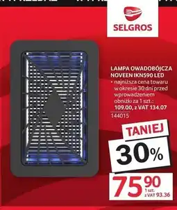 Selgros Lampa owadobójcza Noveen IKN590 LED oferta