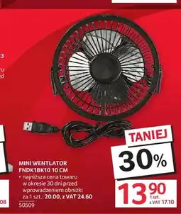 Selgros Mini wentylator FNDK1BK10 oferta