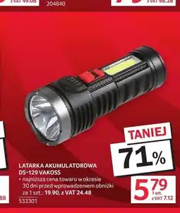 Selgros Latarka akumulatorowa Vakoss DS-129 oferta