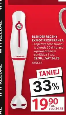Selgros Blender ręczny Esperanza EKM001R oferta