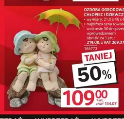 Selgros Ozdoba ogrodowa Chłopiec i Dziewczynka oferta