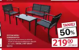 Selgros Zestaw mebli ogrodowych oferta
