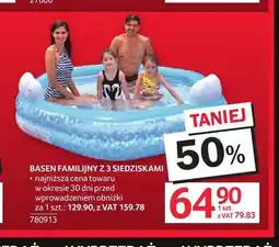Selgros Basen familijny z 3 siedziskami oferta
