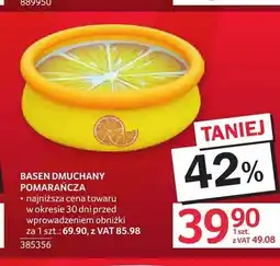 Selgros Basen dmuchany Pomarańcza oferta