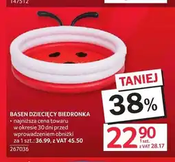 Selgros Basen dziecięcy Biedronka oferta