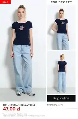 Top damski Top Secret LH Romantic Navy Blue