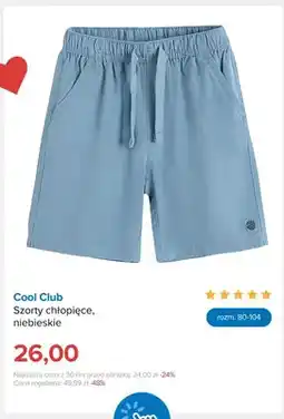 Smyk Szorty chłopięce Cool Club niebieskie oferta